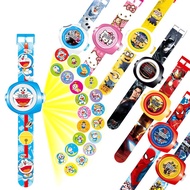 【Ready Stock】3D Children Electronic Toys Watch 20 Patterns Cartoon Paw Patrol Pikachu Hello Kitty Projection Watches Kids Girls Boys Toy