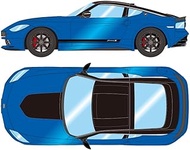 EIDOLON 1/43 Nissan Fairlady Z Customized Edition Ceylan Blue/Super Black Finished Product EM735C