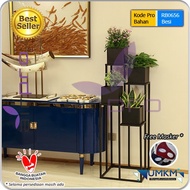 Rak Pot Bunga Besi - Rak Bunga Besi Susun- Rak Unik - Rak Tanaman - Rak 4 Susun