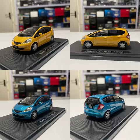 EBBRO Diecast 1:43 Scale HONDA FIT GE 2007 Alloy Simulation Car Model Adult Collection Decoration Gi