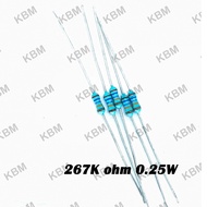 Resistor 267Kohm 0.25W 1% 270Kohm 0.25W 2W 300Kohm 0.25W 0.5W 1W 301Kohm 0.25W1%