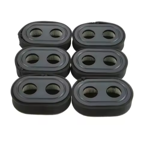 6Pcs Lawn Mower Air Filter 593260 with 6Pcs Pre-filters Fits for Briggs and Stratton 500 550E 625e 6