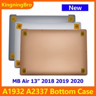 New Laptop Case For Macbook Air 13" A1932 A2179 A2337 Bottom Case Cover 2018 2019 2020 Gray Silver G