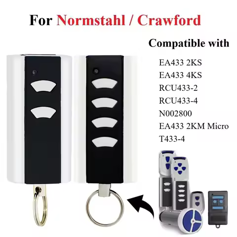 433MHz Remote Control NORMSTAHL CRAWFORD RCU433 2K 4K,RCU433-2 RCU433-4,EA433 2KM Micro 433.92MHz Ga