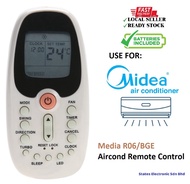 Replacement Aircond Remote Control for Media Air Conditioner R06/BGE