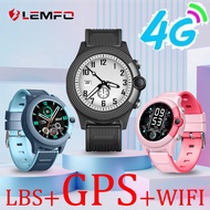 LEMFO kids watch with sim card 4G smart watches GPS LBS Tracker for boys girls D36 smartwatch SOS WIFI Video Call IPX7 Waterproo jingzhui