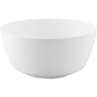 Yamazaki Mixing Bowl M - Easy to Tilt and Mix, Microwave Safe, White, W19.9×D19.9×H9.6cm, Tower, Dis