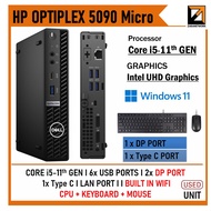 DELL OPTIPLEX 5090 / 7040  Mini/SFF CPU+Full SET CORE i5 (6th/11th GEN) UPGRADE RAM UPTO 32GB WIN 10