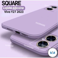 KK Vivo Y27 2023 Square Liquid Casing For Vivo Y27 VivoY27 Y 27 27Y 4G 2023 4G 5G Phone Case Square 