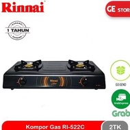Top Kompor Gas 2 Tungku Rinai Ri 522C