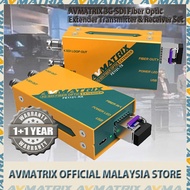 AVMATRIX 3G-SDI Fiber Optic Extender Transmitter & Receiver Set