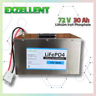 แบตเตอรี่ สำหรับ จักรยานไฟฟ้า รถกอล์ฟไฟฟ้า LiFePO4 72V 30Ah ปลอดภัยไม่ติดไฟ