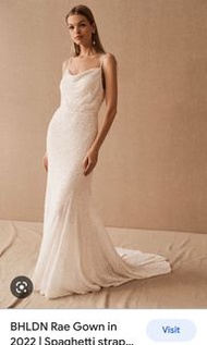 BHLDN Rae Gown Wedding Gown/Evening Gown US4