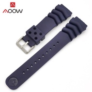 Sport Silicone Strap 18mm 20mm 22mm Waterproof Diver Rubber Watchband Men Replacement Bracelet Band Watch Accessories for Seiko Watches