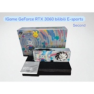 VGA RTX GPU RTX 3060 WPG iGame Ultra White/ - 12GB - GDDR6 eForce bilibili E-sports