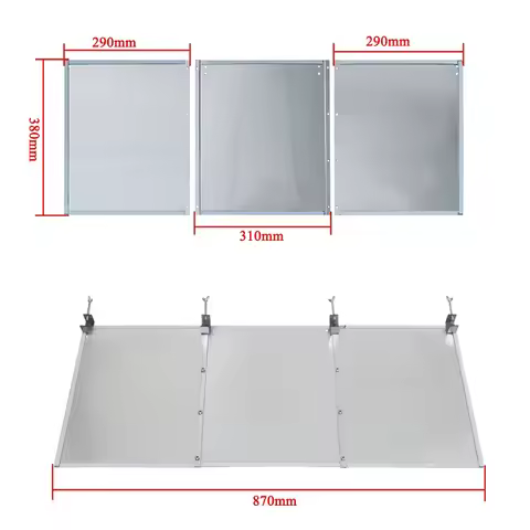 15x33 Inch Patio Heater Reflector Shield for Outdoor Lamp Round Natural Gas and Propane Effective He