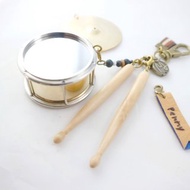 【小鼓+鼓棒】mini Bongo 質感迷你模型吊飾