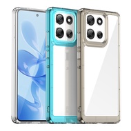For Motorola Moto G86 5G Transparent Acrylic Shockproof Protective Phone Cover Case