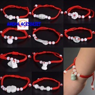 GELANG GIOK TALI MERAH GELANG FENGSHUI KEBERUNTUNGAN