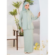 KAPAS INDAH 05 - Sage Green (Baju Kurung ANIES IMAN)