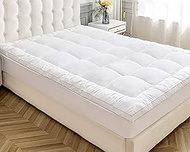Maple Down Full Size Mattress Topper Quilted Bed Mattress Pad Elastic Fitted Mattress Protector Pill