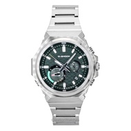 Casio G Shock G Steel Analog Smartphone Link Stainless Steel Green Dial Solar GST B1000D 3A 200M Wat