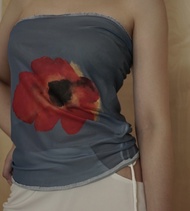 Weekend begins - Estate printed top