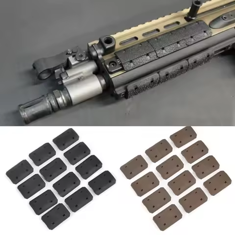 12 PCS AR15 M4 M16 M-LOK Rail Cover Rifle airsoft Hunting MLOK rail System mount Gun Accessories Ant