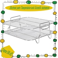 [tousandeoe4] Air Fryer Rack For 5.5L Air Fryer, 2 Tier Air Fryer Grill/Shelf/Dehydrator Rack Square