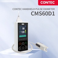 CONTEC CMS60D1 24hours Handheld Pulse Oximeter Rechargeable Blood Oxygen Meter PR PI Recorder PC Sof