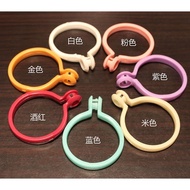 ST/🏅Zhenzhuang【5At Least】Curtain Hook Buckle Loop Ring Hanging Ring Split Ring Roman Rod Accessories Accessories BMRX