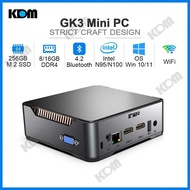 2023 ใหม่ GK3 Mini PC CPU Intel N5105/N100 Quad-Core WiFi 2.4G/5G Bluetooth 4.2 Quad-core HDMI Display Pocket Mini Computer 8GB+128GB Alder Lake N100