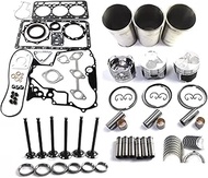 Otobaijeni D902 Overhaul Rebuild Kit fits for Kubota Engine RTV900T BX24 BX2360 KX41-3 BX2380 BX23S 