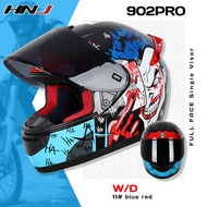 HNJ 902PRO Men Full Face Motorcycle Helmet Single Visor Helmet Women