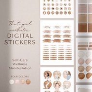 DIGITAL STICKER Asthetic Mood Digital Stickers for Goodnotes, Notability, Digital Planner Stickers, 