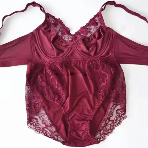 34 36 38 40 42 44 46 48 B C D E F G H Lace Full Cup Women Bras and Briefs Set Female Ultra Thin Unde