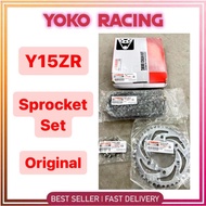 Yamaha Ysuku Y15ZR Y15 ZR Y15Z V1 Sprocket Set Drive Chain Kit Standard Rantai Spoket 14T 42T B17-WF
