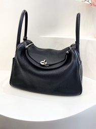Hermes Lindy 30 黑色銀扣
