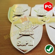 Pin Osis SMP SMA SMK Logam Custom Nama Sekolah - Bros OSIS Silver