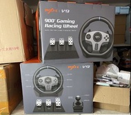(有震動 自動回位功能)全新萊仕達 PXN-V9 遊戲軚盤方向盤 |  賽車駕駛軚盤 | 270度900度切換 | H桿手波 | 兼容Xbox One / PC / PS3 / PS4 / Ninte