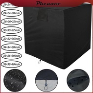 [Phenovo] Air Conditioner Cover Outdoor, Outside Unit Cover Blk Dust Water Cover Outdoor