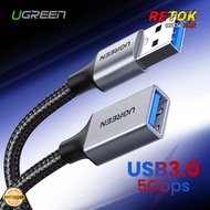 Ugreen Usb 3.0 Male To Usb 3.0 Female Nylon Braided Extension Cable - 100cm