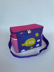 T-Pop Bag Tupperware (zipper bunga es)