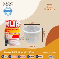 Thinwall Klir 1250mL Round | Food Container | FOOD CONTAINERS