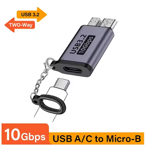 Micro B USB C 3.0 Male to Type C Female Adapter Type-C USB 3.0 Micro B Connector for External Hard D