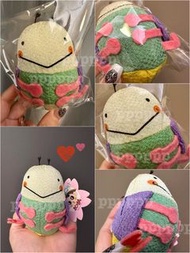 中古日本絕版 童年回憶 邪流丸王子 電蟲三十郎 吉祥物 電蟲寶寶 迷你手玉公仔 9cm 反斗小王子 おじゃる丸ちりめんお手玉 Ojarumaruおじゃる丸 縐布豆袋  年代久遠 有歲月痕跡