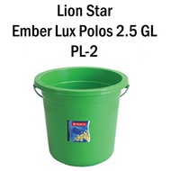 Lion Star Lux Plain Bucket 2.5 Gallon PL-2
