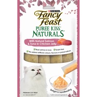 FANCY FEAST PUREE KISS NATURALS - SALMON &amp; TUNA (4X10g)