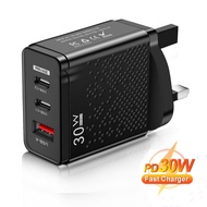 30W USB C Charger PD USB Type C Charger Fast Charging For Xiaomi  Mobile Phones Chargers