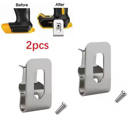 2pcs Electric Drill Belt Clip Hooks For DeWalt 18V 20V Drill Driver N268241 N169778 DCD980 Hammer Im